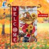 NCAA Indiana Hoosiers Football Fall Scarecrows Grden Flag 3 NCAA Indiana Hoosiers Football Fall Scarecrows Grden Flag