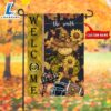 NCAA Iowa Hawkeyes Football Fall Scarecrows Grden Flag