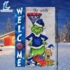 NCAA Kentucky Wildcats Grinch Basketball Christmas Welcome Garden Flag 2 NCAA Kentucky Wildcats Grinch Basketball Christmas Welcome Garden Flag