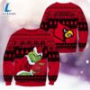 NCAA Louisville Cardinals The Grinch 3D Ugly Sweater Christmas