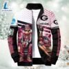 NCAA Mickey And Minnie Mouse Georgia Bulldogs Puffer Jacket Custom