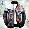 NCAA Mickey And Minnie Mouse Illinois Fighting Illini Puffer Jacket Custom