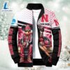 NCAA Mickey And Minnie Mouse Nebraska Cornhuskers Puffer Jacket Custom 3 NCAA Mickey And Minnie Mouse Nebraska Cornhuskers Puffer Jacket Custom