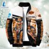 NCAA Mickey And Minnie Mouse Oklahoma State Cowboys Puffer Jacket Custom