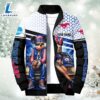 NCAA Mickey And Minnie Mouse SMU Mustangs Puffer Jacket Custom 3 NCAA Mickey And Minnie Mouse SMU Mustangs Puffer Jacket Custom