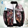 NCAA Mickey And Minnie Mouse South Carolina Gamecocks Puffer Jacket Custom