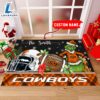 NCAA Oklahoma State Cowboys Grinch And Max Christmas Welcome Football Doormat Custom Name