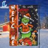 NCAA Oklahoma State Cowboys Grinch Basketball Christmas Welcome Garden Flag Custom Name