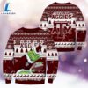 NCAA Texas A M Aggies The Grinch 3D Ugly Sweater Christmas