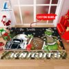 NCAA UCF Knights Grinch And Max Christmas Welcome Football Doormat - Custom Name 3 NCAA UCF Knights Grinch And Max Christmas Welcome Football Doormat Custom Name