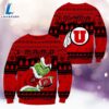NCAA Utah Utes The Grinch 3D Ugly Sweater Christmas 2 NCAA Utah Utes The Grinch 3D Ugly Sweater Christmas