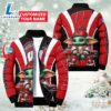 NCAA Wisconsin Badgers Sport Baby Yoda Puffer Jacket For Fans 2 NCAA Wisconsin Badgers Sport Baby Yoda Puffer Jacket For Fans
