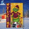 NFL Arizona Cardinals Grinch Football Christmas Welcome Garden Flag Custom Name