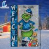 NFL Detroit Lions Grinch Football Christmas Welcome Garden Flag Custom Name 2 NFL Detroit Lions Grinch Football Christmas Welcome Garden Flag Custom Name