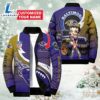 NFL Disney Baltimore Ravens Sport Puffer Jacket For Fans 3 NFL Disney Baltimore Ravens Sport Puffer Jacket For Fans