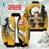NFL Disney Pittsburgh Steelers Sport Puffer Jacket For Fans 2 NFL Disney Pittsburgh Steelers Sport Puffer Jacket For Fans