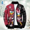 NFL Donald Duck Atlanta Falcons For Fans Custom Puffer Jacket