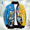NFL Donald Duck Los Angeles Chargers For Fans Custom Puffer Jacket 2 NFL Donald Duck Los Angeles Chargers For Fans Custom Puffer Jacket