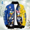 NFL Donald Duck Los Angeles Rams For Fans Custom Puffer Jacket