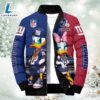 NFL Donald Duck New York Giants For Fans Custom Puffer Jacket