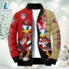 NFL Donald Duck San Francisco 49ers For Fans Custom Puffer Jacket