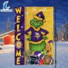 NFL Minnesota Vikings Grinch Football Christmas Welcome Garden Flag Custom Name 2 NFL Minnesota Vikings Grinch Football Christmas Welcome Garden Flag Custom Name