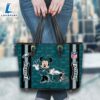 Philadelphia Eagles NFL Minnie Women Leather Tote Bag