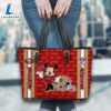 San Francisco 49ers NFL Minnie Women Leather Tote Bag