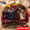 Arizona Cardinals NFL Personalized Trending Cap Mixed Horror Movie Characters