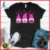 Breast Cancer Awareness Gnome Pumpkin Pink Ribbon Women Kids T-Shirt