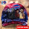 Buffalo Bills NFL Personalized Trending Cap Mixed Horror Movie Characters