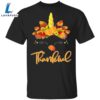Cute Thanksgiving Unicorn Thankful Turkey T-Shirt Graphic 3D Gift For Girlfriends 3 Cute Thanksgiving Unicorn Thankful Turkey T-Shirt Graphic 3D Gift For Girlfriends