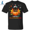 Dachshund Happy Hallothanksmas With Pumpkin T-Shirt Thanksgiving Gifts For Dachshund Lovers 3 Dachshund Happy Hallothanksmas With Pumpkin T-Shirt Thanksgiving Gifts For Dachshund Lovers