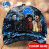 Detroit Lions NFL Personalized Trending Cap Mixed Horror Movie Characters 2 Detroit Lions NFL Personalized Trending Cap Mixed Horror Movie Characters