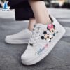 Disney Colorful Mickey and Minnie Mouse AF1 Sneaker For Disney Fan 2 Disney Colorful Mickey and Minnie Mouse AF1 Sneaker For Disney Fan