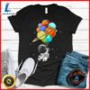 Funny Astronaut Holding Planet Balloons Space Kids Toddler T-Shirt 3 Funny Astronaut Holding Planet Balloons Space Kids Toddler T-Shirt