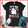 Funny Its My Boo Day Cute Halloween Birthday Ghost Pink Bow T-Shirt 2 Funny Its My Boo Day Cute Halloween Birthday Ghost Pink Bow T-Shirt