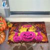 Happy Halloween 2024 Pink Pumpkin Fantastic Doormat