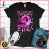 In October We Wear Pink Witch Breast Cancer Awareness T-Shirt 2 In October We Wear Pink Witch Breast Cancer Awareness T-Shirt