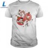 Joy Merry And Bright Disney Christmas Mickey And Minnie And Daisy Duck And Dog T-Shirt