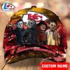 Kansas City Chiefs NFL Personalized Trending Cap Mixed Horror Movie Characters