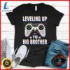 Leveling Up To Big Brother 2024 Funny Gamer Boys Kids Men T-Shirt 2 Leveling Up To Big Brother 2024 Funny Gamer Boys Kids Men T-Shirt
