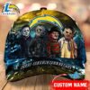 Los Angeles Chargers NFL Personalized Trending Cap Mixed Horror Movie Characters
