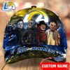 Los Angeles Rams NFL Personalized Trending Cap Mixed Horror Movie Characters