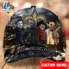 New Orleans Saints NFL Personalized Trending Cap Mixed Horror Movie Characters