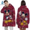 NFL Arizona Cardinals Mickey Mouse Blanket Hoodie 2 NFL Arizona Cardinals Mickey Mouse Blanket Hoodie