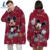 NFL Atlanta Falcons Mickey Mouse Blanket Hoodie 2 NFL Atlanta Falcons Mickey Mouse Blanket Hoodie