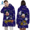 NFL Baltimore Ravens Mickey Mouse Blanket Hoodie 3 NFL Baltimore Ravens Mickey Mouse Blanket Hoodie