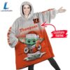 NFL Cincinnati Bengals Baby Yoda Custom Huggle Hoodie