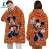 NFL Denver Broncos Mickey Mouse Blanket Hoodie 3 NFL Denver Broncos Mickey Mouse Blanket Hoodie